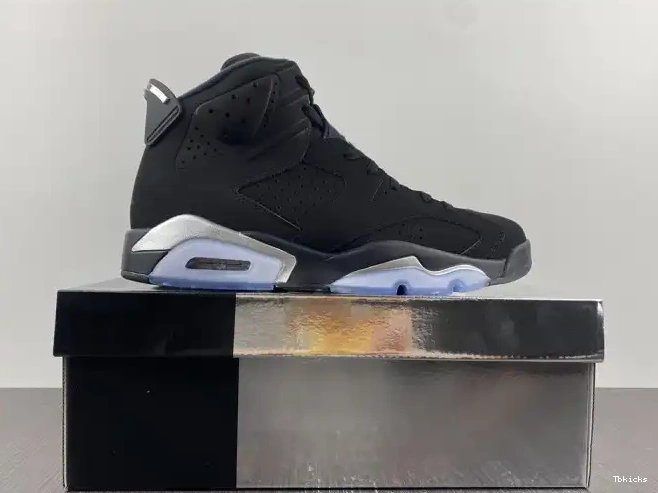 Rep TBK DX2836-001 Metallic Jordan Air 6 Silver 0509